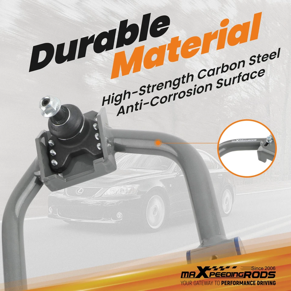 2x Adjustable Front Upper Control Arm Camber Kit For Lexus IS300 2001 2002-2005 - Image 3 of 4