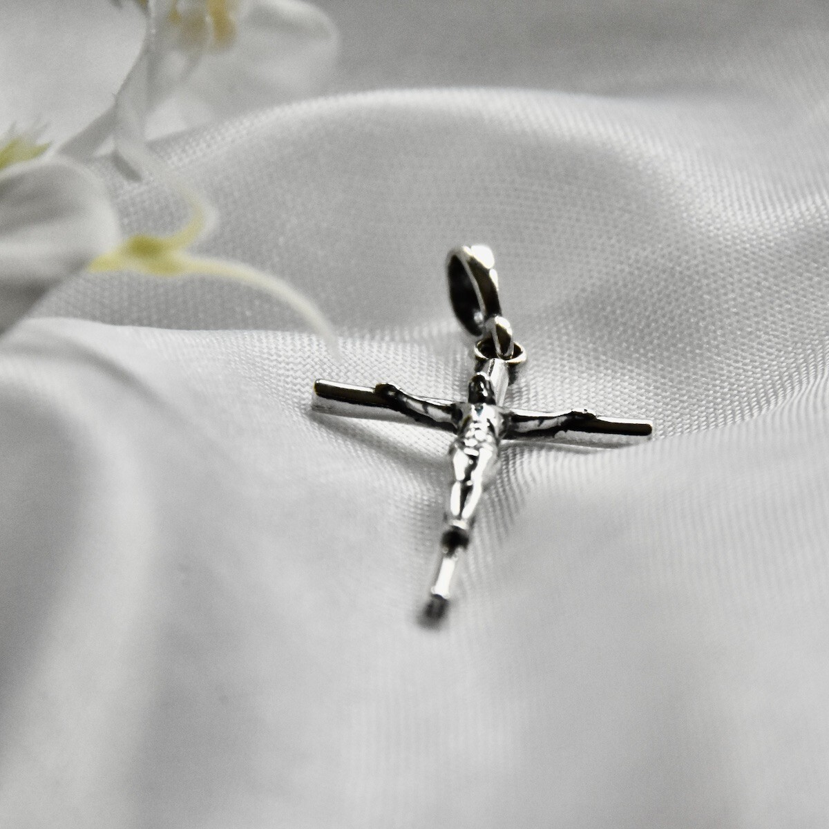 Sterling Silver 925 Cross Pendant Crucifix Jesus Christ Religious ...