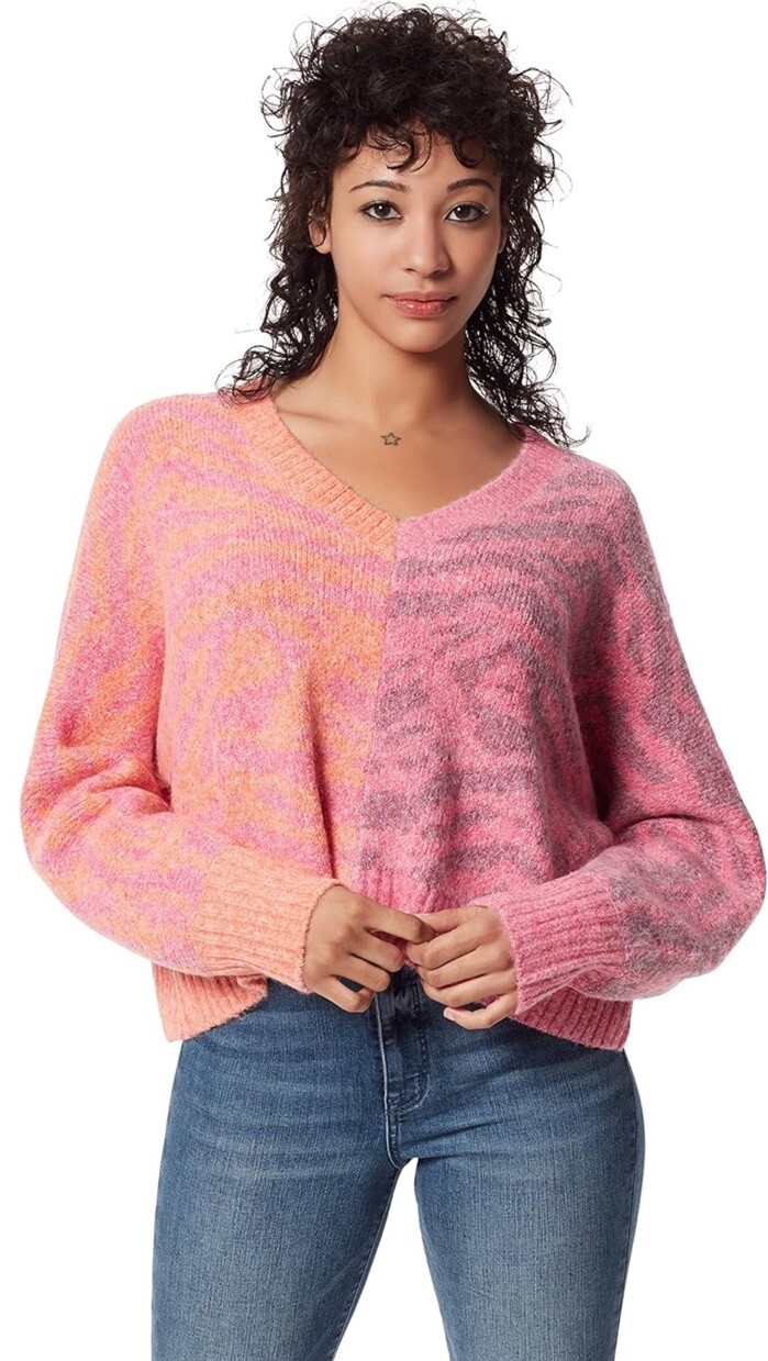 Circus NY Women's Animal Patchwork Boxed Cropped … - image 2