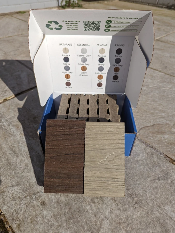 Tablero de cubierta compuesto Essential & Naturale Ultrashield caja de muestra gratuita  Foto 3 de 4