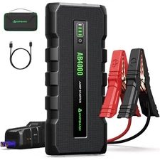 AMPBANK Jump Starter 4000A Battery Jumper Starter Portable 12V Car Battery Ju...