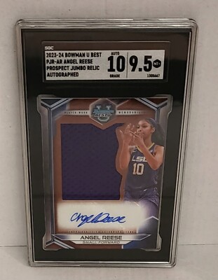 2023-24 Bowman University Best - Prospect Jumbo Relic Autographs 