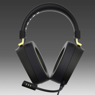 ONKYO ゲーミングヘッドセット SD-HC550(B) オンキョー ブラック ONKYO gaming headset&control amplifier SHIDO SD-HC550 CU bundle
