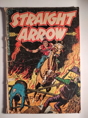 Straight Arrow #36, GD-, Magazine Enterprises 1954, Golden Age Comic, Western  