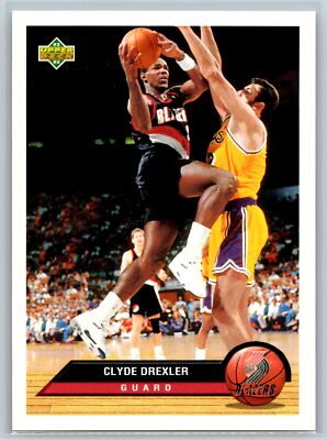 1992-93 Upper Deck McDonald's #P33 Clyde Drexler Portland Trail Blazers