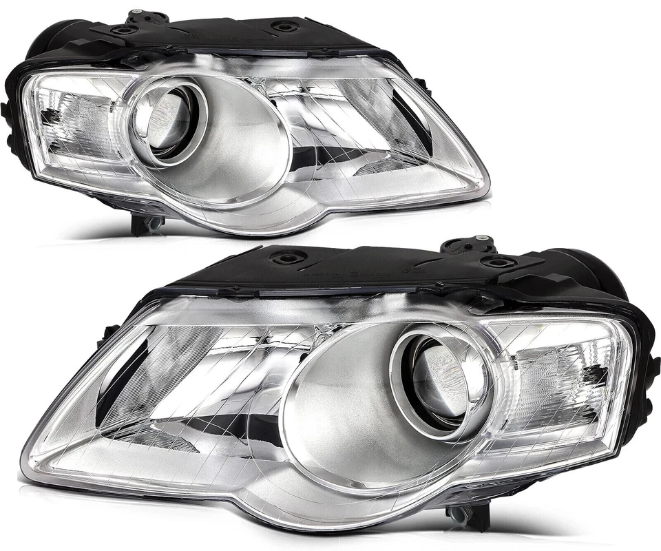 Front Bumper Cover & Headlight Assembly Kit For 2006-2010 Volkswagen Passat Foto 4 de 4