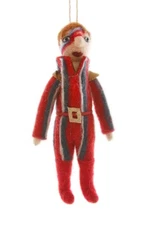 Felt DAVID BOWIE Christmas Ornament, by Cody Foster
