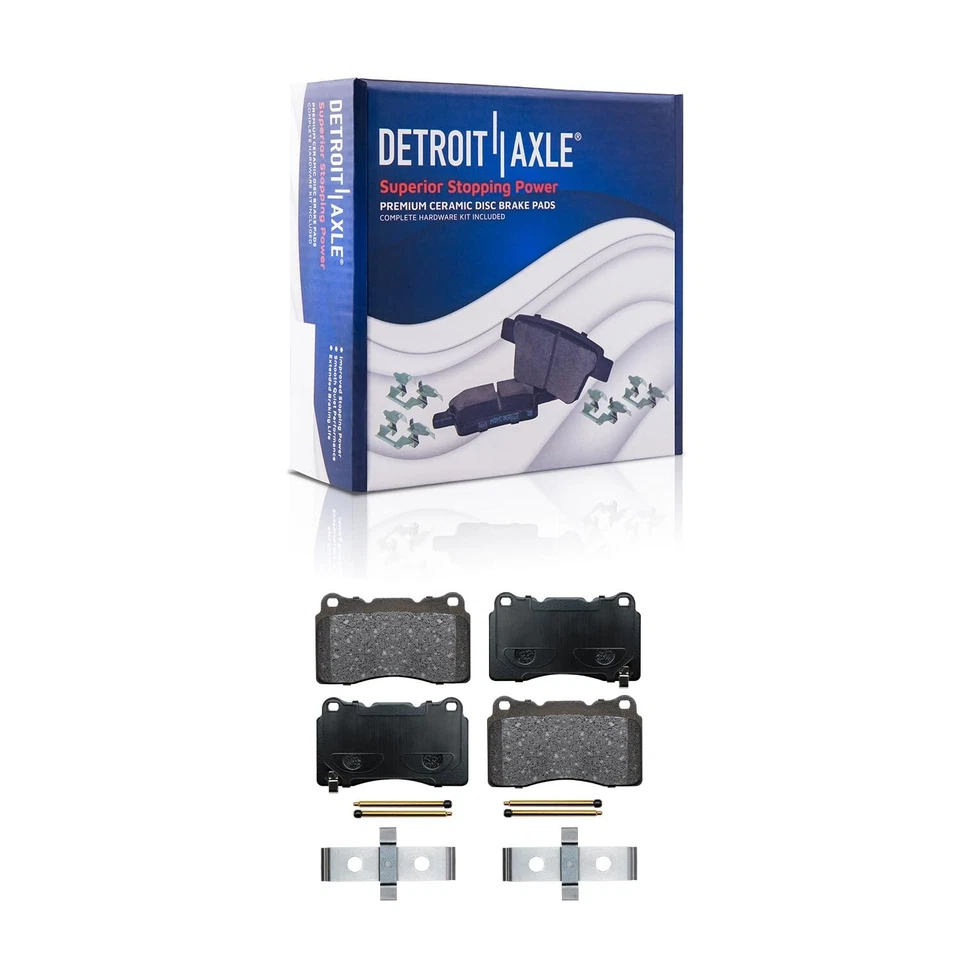 Kit de pastilhas de freio rotores dianteiros perfurados 13,58" 345mm para Chevrolet Camaro 2016-2020 - Imagem 4 de 4