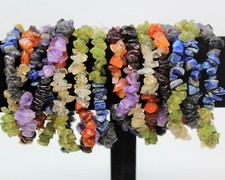 7 Chakra Chip Bracelet - Chakra Gemstone Jewelry Gift for Her