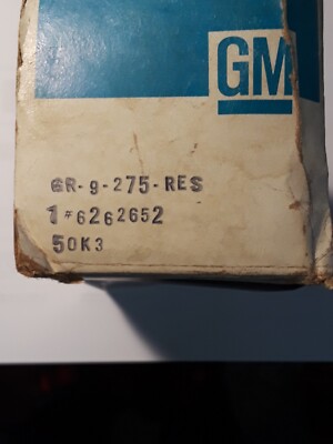 Auxiliary Heating &Air Conditioning Blower Resistor NOS GM Part Number 6262652