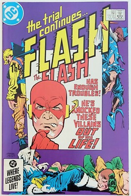 The Flash #342 (1985) Flash and Solovar Team Up Against Flash's Rogues Gallery