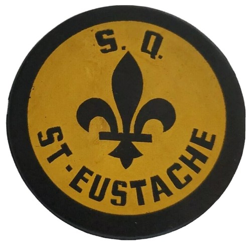 S.Q. ST. EUSTACHE VINTAGE 🏒 PUCK HARVEY'S Burger🍔 SPONSOR MADE IN 🇨🇦 Rare 1 - Bild 3 von 5