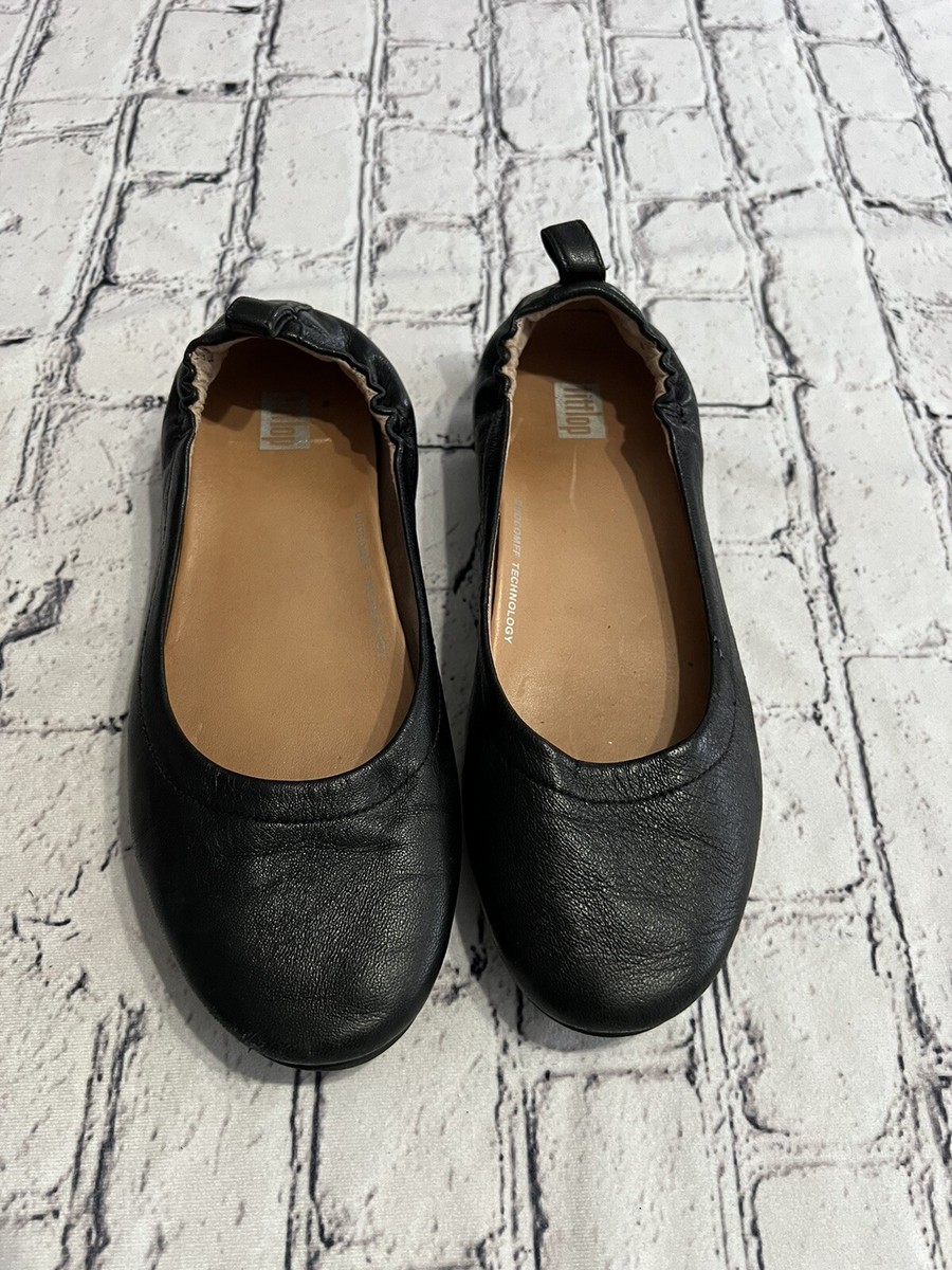 FitFlop ALLEGRO Soft Leather Ballet Flats Size US 6/EURO 37 | eBay