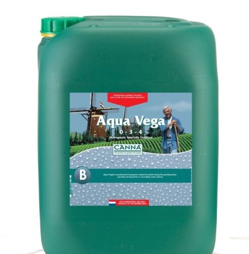 Canna Aqua Vega B hydroponic nutrient grow veg plant formula indoor outdoor 420
