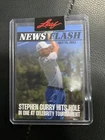 2022 Leaf News Flash STEPHEN CURRY Hole in One GOLF 7/15 Printed 230 SP Warriors