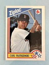 1992 DowBrands Ziploc CARL YASTRZEMSKI Baseball Card #4 Boston Red Sox