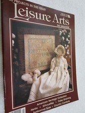 Leisure Arts Cross Stitch Magazine February 1990 26 Projects, Country Comforts 