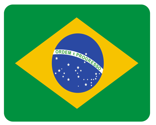 Mousepad Brasilien 24X19 Brazil Mauspad Unterlage-image