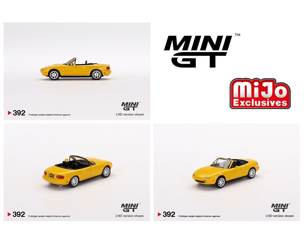 Mazda Miata Mx-5 - Mini GT Mijo exclusive - Sunburst Yellow