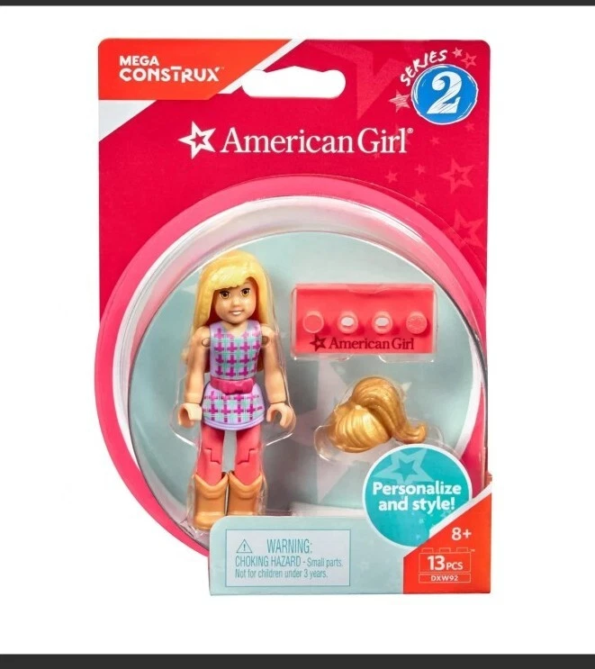 Minifigura Mega Construx American Girl Spring Plaid Cowgirl Serie 2 DXW92 Foto 3 de 4