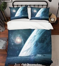 3D Space Planet Quilt Cover Set Duvet Cover Bedding Pillowcases