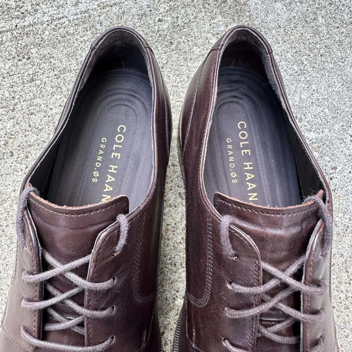 Cole Haan Henry Grand Blucher Men's Size 9.5 M Brown Leather Cole Haan Henry Grand Blucher Men's Size 9.5 M Brown Leather