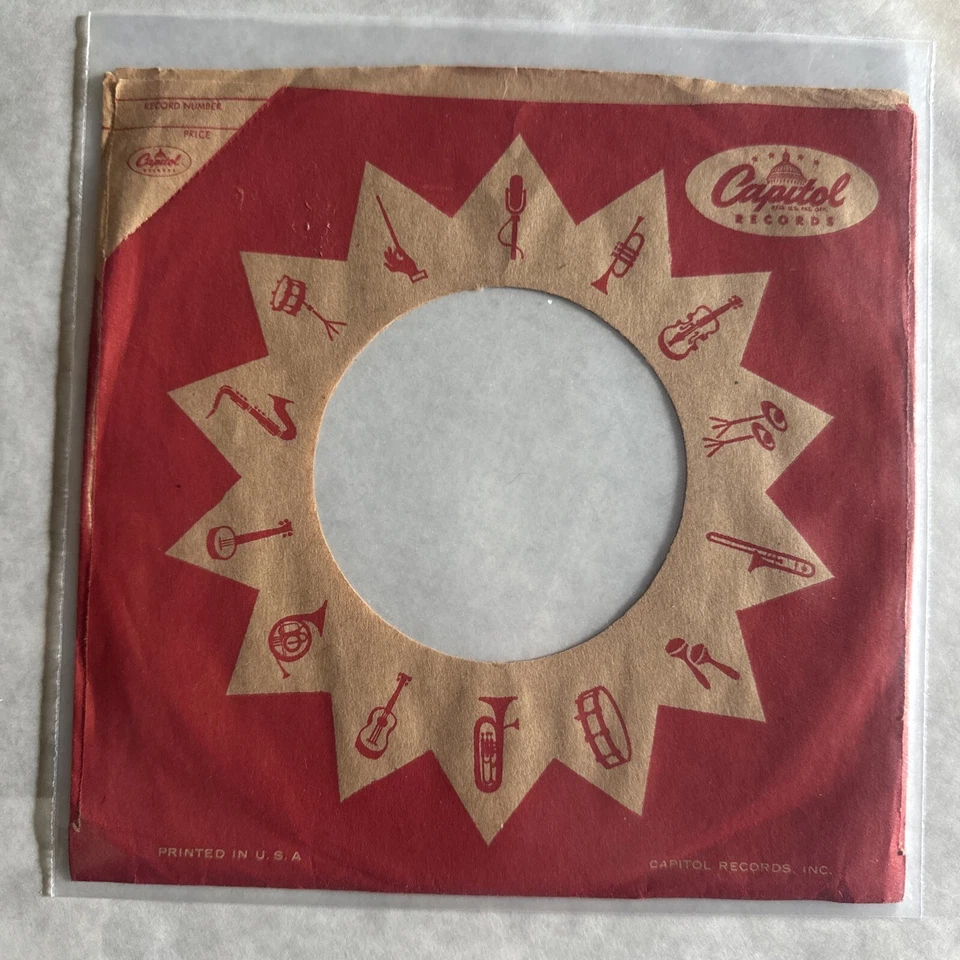 WANDA JACKSON: Mean Mean Man/Our Song  45 Capitol PROMO F4026 1958 ROCKABILLY - Image 4 of 4