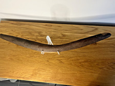 Large Vintage Australian Mulga Wood Boomerang Hand Carved 74cm Murray River Styl