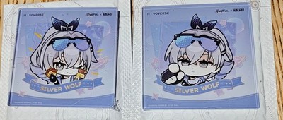Official Honkai Star Rail Silver Wolf Acrylic Coaster Round 1 Collab Exclusive 