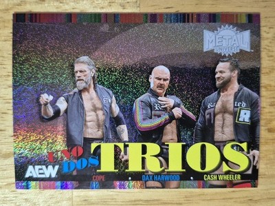 Cope, Dax Harwood, Cash Wheeler | 2025 Skybox Metal Universe AEW #UDT-11 Trios