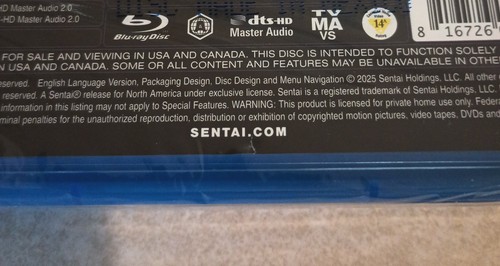 Vampire Hunter D Blu-ray Sealed - Wear - Picture 12 of 13