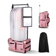 Dance Bag with Garment Rack, 23 Inch Rolling Dance Duffel, with Wheels, USB ...