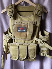 Yakeda Airsoft Tactical Vest Coyote Tan