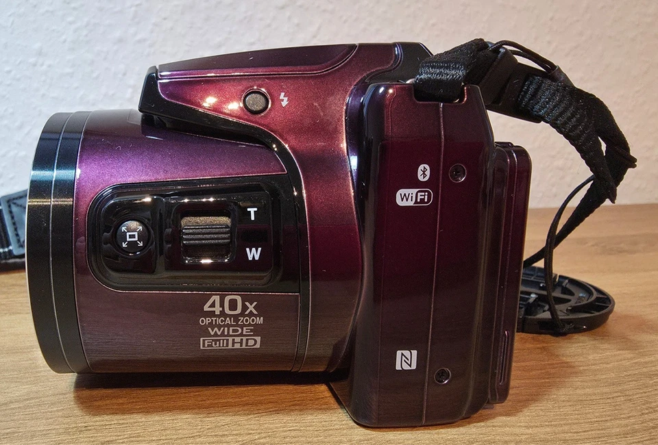 Nikon COOLPIX B500 16.0MP Digitalkamera -  gepflegt- Violett - Bild 2 von 4