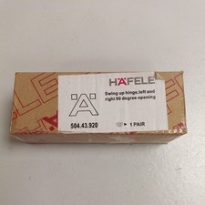 CARAVAN MOTORHOME PAIR OF HAFELE BENCH SEAT STEEL HINGES + SPRING 90degree open