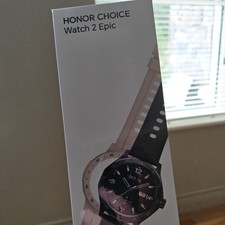 HONOR CHOICE Watch 2 Epic 46mm Black Metal Case, Silicone Band, BT, 4GB