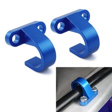 2x Rear Brake Hose Clamp Guide For Yamaha YZ125 250 YZ250F YZ450F YZ85 03-22 Blu