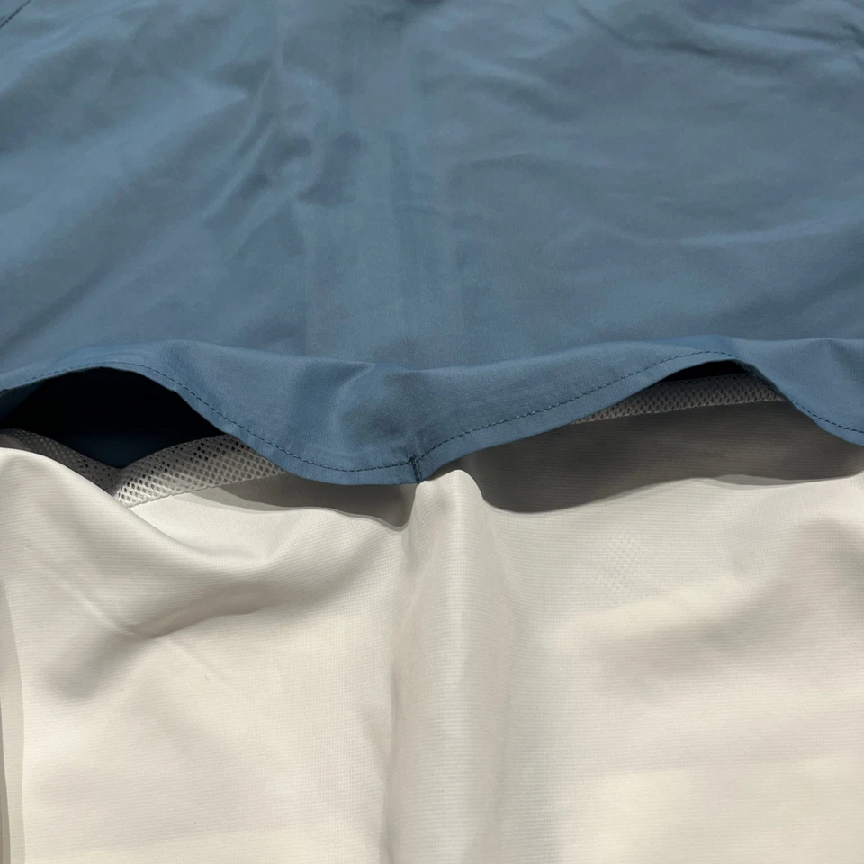 Sun Mountain Jacket Mens Large Blue White Vented Golf Coat Light Weight Loose - Image 4 of 4