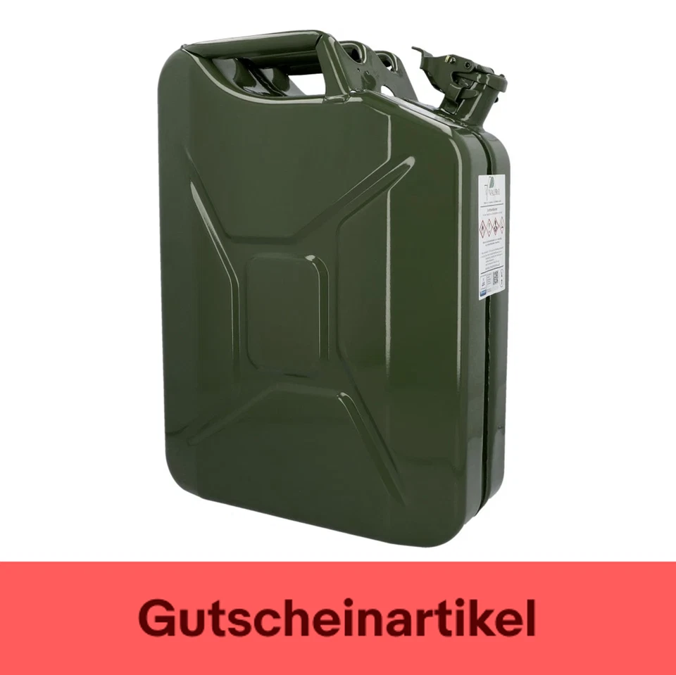 Benzinkanister 20L CARTREND Metall Kraftstoffkanister Diesel Kanister