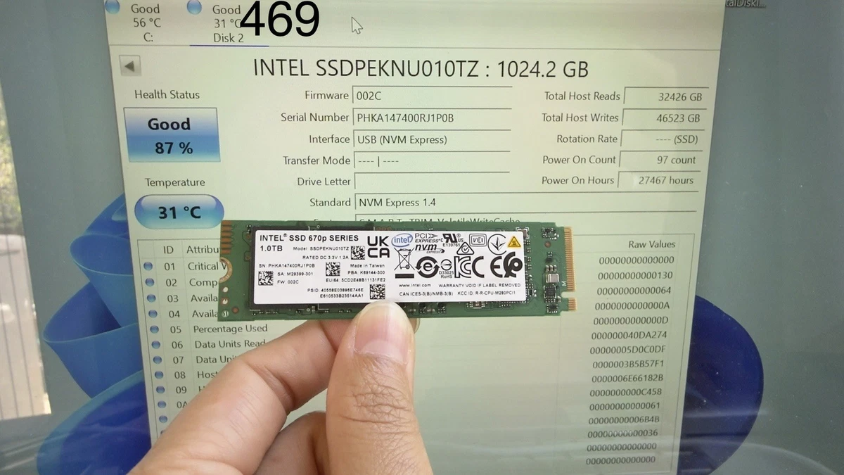 Intel M.2 Interface 1 TB Solid State Drives for sale | eBay