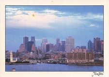 CANADA MONTREAL THE OLD PORT TOWER AND DOWNTOWN