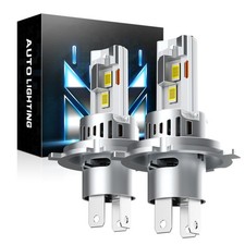 Pair H4 9003 LED Headlight Ultra Bright Bulbs Kit 33000LM High/Low Beam Light