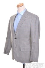 BROOKS BROTHERS Own Make Multicolor Plaid Check Wool Sport Coat Blazer - 40 S