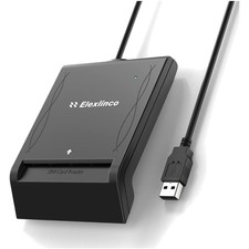 Lettore Smart Card USB, Firma Digitale, Compatibile Windows Mac