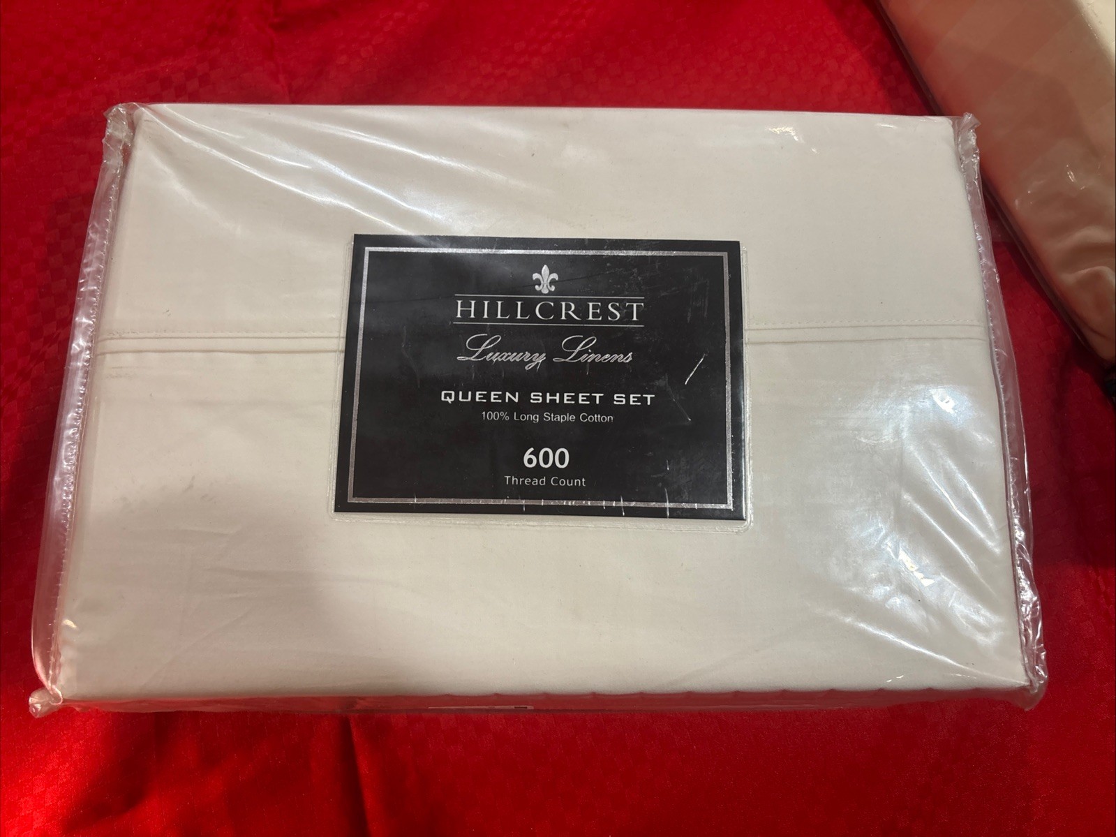 Hillcrest Luxury Linens Queen Sheet Set 100% Cotton Sateen W
