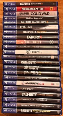 PS4 Spiele-Bundle / 22 Spiele im guten Zustand