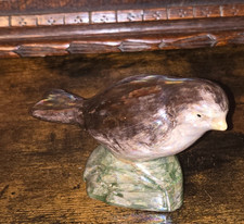 Vintage Campsie Ware Style Lusterware Bird Ornament Iridescent Glossy