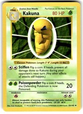 Kakuna Shadowless　WOTC Kakuna [Shadowless] #33 Prices | Pokemon Base Set | Pokemon Cards