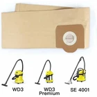 5 pcs Upright Vacuum Cleaner Bag, For Karcher Wd3, Wd 3 Premium, Wd3200, Wd3500P