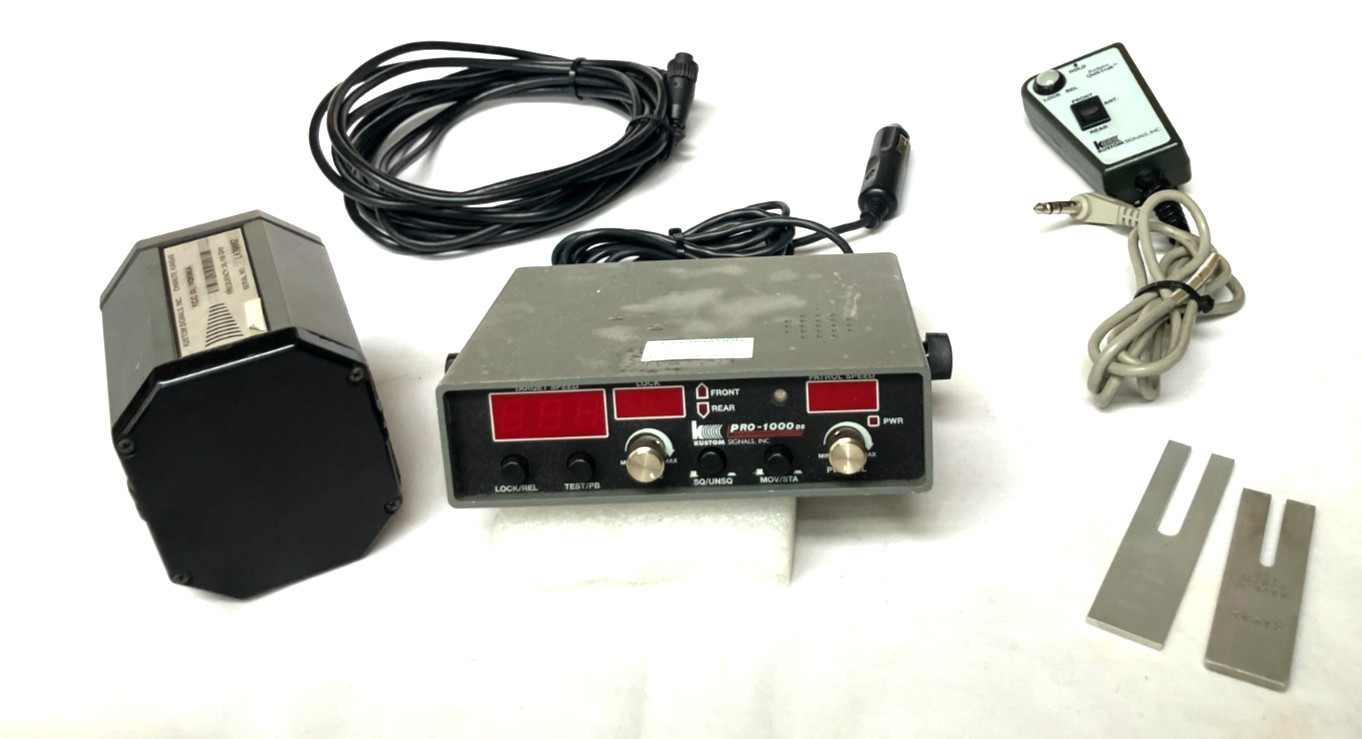 Kustom Signals Pro-1000DS Police Traffic Radar Tested & Working